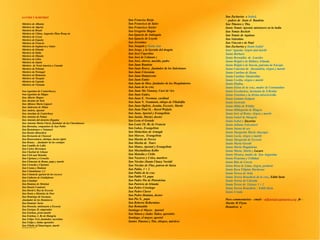 SANTOS Y MÁRTIRES
Mártires de Albania
Mártires de Algeria
Martires de Brasil
Mártires de China, Augustin Zhao Rong etc
Mártires de Corea
Martires de Espaöa
Mártires de Francia
Mártires de Inglaterra y Gales
Mártires de Irlanda
Martires de Italia
Mártires de Olanda
Mártires de Libia
Mártires de Japón
Mártires de Nord America y Canada
Martires de Polonia
Martires de Portugal
Martires de Rumania
Máritres de Turquía
Mártires de Uganda
Mártires de Vietnam
San Agostino de Canterburyç
San Agostino de Hippo
San Alberto Magno
San Alcuino de York
San Alfonso Maria Liguori
San Ambrosio de Milan
San Andrés, Apostol
San Anselmo de Canterbury
San Antonio de Padua
San Antonio del desierto (Egypto)
San Antonio Maria Claret, fundador de los Claretiannos
San Barnaba, companion de San Pablo
San Bartolomeo o Natanael
San Benito (Benedict)
San Bernardo de Claraval
San Bonaventura, obishpo, doctor igleis
San Bruno, - fundador de los cartujos
San Camillo de Lellis
San Carlos Borromeo
San Charbal de Libano
San Ciril and Metodio
San Cipriano y Cornelio
San Clemente de Roma, papa y martir
San Cornelio y Cipriano
San Cosma y Damian
San Columbanus 1,2
San Columcil, apóstol de los escoces
San Cutberto de Lindisfarne
San Cristóbal
San Damian de Molokai
San Daniel Comboni
San David I, Rey de Escocia
San Denis o Dionisio de Pars
San Domingo de Guzman,
-fundador de los Dominicos
San Dominic Savio
San Donnán, misionario a Escocia
San Enrique II, emperador
San Esteban, proto-martir
San Esteban, I, Re de Hungría
San Felipe Neri, fundador, sacerdote
San Felipe y Jaime apostoles
San Fidelis of Simaringen, martir
San Francisco de Asís 1,2,3,4
San Franciso Borja
San Francisco de Sales
San Francisco Xavier
San Gregorio Magno
San Ignacio de Antioquia
San Ignacio de Loyola
San Jeronimo
San Joaquin y Santa Ana
San Jorge, y la leyenda del dragón
San José Cupertino
San José de Calasan z
San José, obrero, marido, padre
San Juan Bautista
San Juan Bosco, fundador de los Salesianos
San Juan Crisostom
San Juan Damascene
San Juan Eudes
San Juan de Dios, fundador de los Hospitalarios
San Juan de la cruz
San Juan Ma Vianney, Curé de’Ars
San Juan Eudes,
San Juan E. Newman, cardinal
San Juan N. Neumann, obispo de Filadelfia
San Juan Ogilvie, Jesuita, Escosés, Martir
San Juan Paul II, - Karol Wojtyla
San Juan, Apostol y Evangelista
San Justin, Martyr, doctor
San Leon el Grande
San Louis IX, Re de Francia
San Lukas, Evangelista
San Malachias de Armagh
San Marcos, Evangelista
San Martin de Porres
San Martin de Tours
San Mateo, Apostol y Evangelista
San Maximiliana Kolbe
San Metodio y Cirilo
San Nazareo y Celso, martires
San Nicolas (Santa Claus) Navidd
San Nicolas de Flue, patron de Suiza
San Pablo, 1 + 2
San Pablo de la cruz
San Pablo VI, papa
San Padre Pio de Pietralcina
San Patricio de Irlanda
San Pedro Crisologo
San Pedro Claver
San Pedro Damian, doctor
San Pio X, papa
San Roberto Bellarmino
San Romualdo
Santiago el Mayor, Apostol
San Simon y Judas Tadeo, apostoles
Santiago, el mayor, apostol
Santos Timoteo y Tito, obispos, mártires
San Zacharias e Isabel,
- padres de Juan el Bautista
San Timoteo y Tito,
Santo Tomás Apostol, misionero en la India
San Tomás Beckett
San Tomás de Aquinas
San Valentino
San Vincent e de Paul
San Zacharias y Santa Isabel
Sant’Agueda, virgen and martir
Santa Barbara
Santa Bernadita de Lourdes
Santa Brigid a de Kildare, Irlanda
Santa Brigid a de Suecia, patrona de Europa
Santa Caterina de Alexandria, virgen y martir
Santa Catelina de Siena
Santa Catelina Takakwitha
Santa Cecilia, virgen e martir
Santa Dinfna,
Santa Elena de la cruz, madre de Constantino
Santa Escolastica, hermana de S Benito
Santa Faustina y la divina misericordia
Santa Gemma Galgani
Santa Gertrude
Santa Hilda de Whitby
Santa Hildegarda de Bingen
Santa Inés of Rome, virgen y martir
Santa Isabel de Hungria
Santa Isabel y Zacarias
Santa Juliana Falconieri
Santa Juana de arc
Santa Margarita Maria Alacoque
Santa Lucia, virgen y martir
Santa Margarita de Escocia
Santa Maria Goretti
Santa Maria Magdalena
Santa Marta, Maria y Lazaro
Santa Monica, madre de San Augustine
Santa Perpetua y Felitdad
Santa Rita de Cascia
Santa Rosa de Lima, virgen, penitent
Santa Rosa Filipine Duchesne
Santa Teresa de Avila
Santa Teresa Benedicta de la cruz, Edith Stein
Santa Teresa de Calcutta
Santa Terese de Lisieux 1 + 2
Santa Teresa Benedicta – Edith Stein
Santa Ursula
Para commentarioa – email – mflynn@lcegionaries.org fb –
Martin M Flynn
Donativos a
 