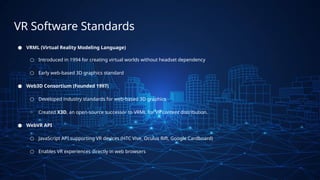 Webvr Software's Virtual Reality with it's types and the fields of application | PPTX
