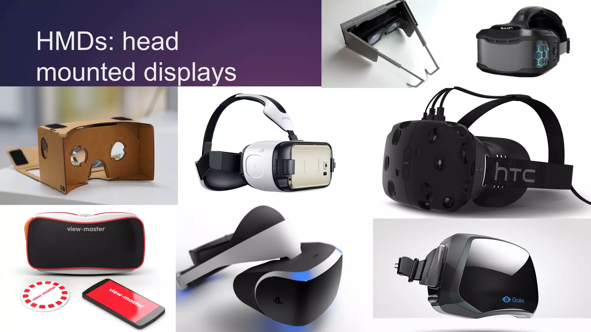 @TOMEMRICH
HMDs: head
mounted displays