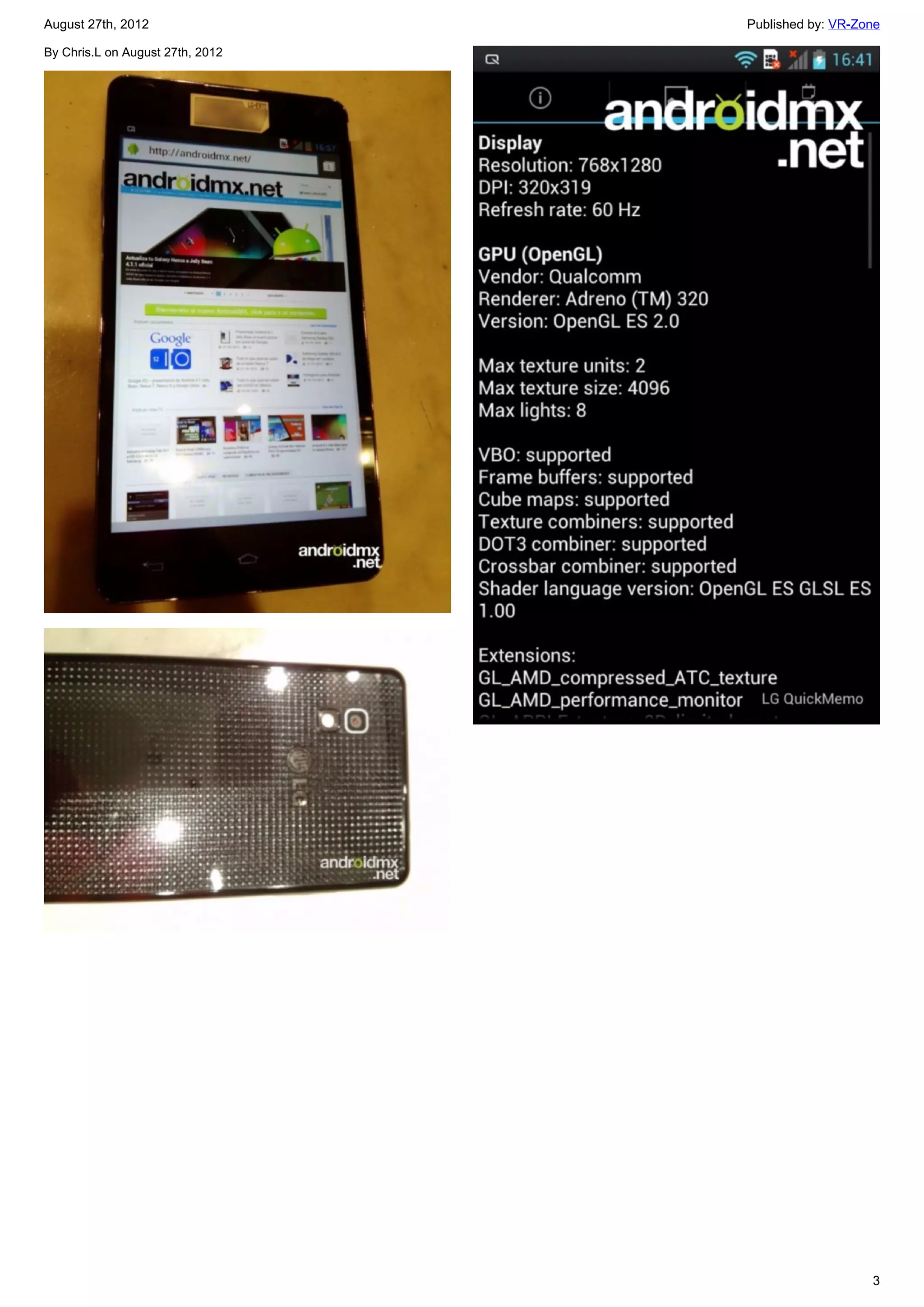 August 27th, 2012                 Published by: VR-Zone

By Chris.L on August 27th, 2012




                                                     3
 