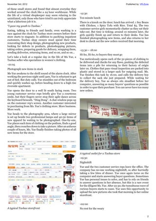 November 3rd, 2012 Published by: VR-Zone
2
of these small stores and found that almost everyday they
worked around the clo...