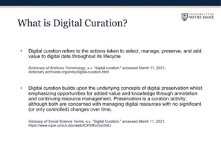"Curation-Ready" Workflows for Digitized Photograph Collections: A ...