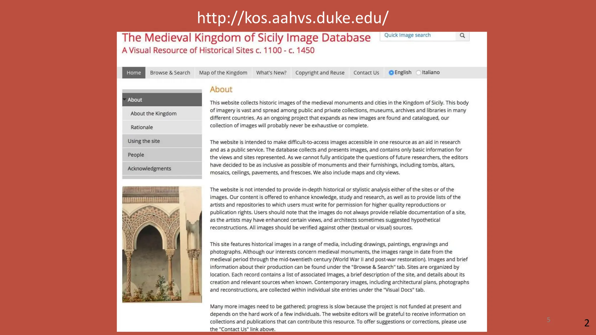 2
http://kos.aahvs.duke.edu/
5
 