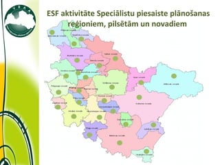 ESF aktivitāte Speciālistu piesaiste plānošanas reģioniem, pilsētām un novadiem  