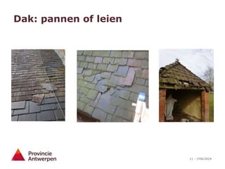 11 - 7/06/2024
Dak: pannen of leien
 
