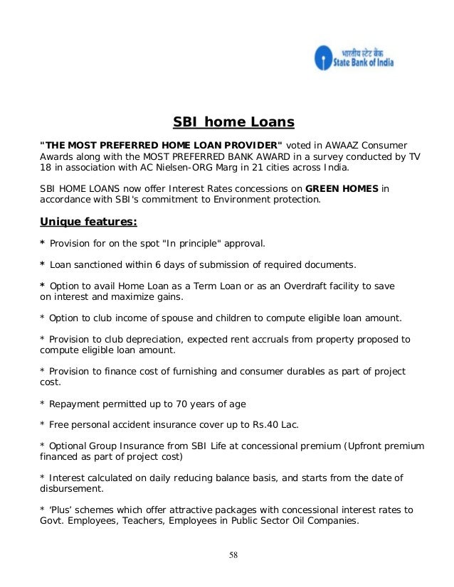 Sbi home loan project Sbi home loan project