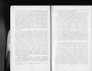 tiit i.ll . !-r,inrl-r';.i triilr'". r;ii si irr $nut'Ll] 1')-riit'iis{}rulLti, X.rir:a ca
sr"rl-crjiiic nrirt-r;lct cle odiniqlalii si. mai llje cunrrseu-ce astirzi,
liind ck: n'r',r11 i:ierclt.lte ptilil.ru cei te prilcticii pi"in tradl-
ti,rc :tr:t-.:;tt: ribiccirtr'i. Farticipan{ii la actele de magie nu
'cr-rr,r ini.eres;rfi asr-rpla detaliiior anirnal.elor pietate, declt
iln m*sr-ira in rtalr': aeeste;l colespundt:au vizirinii lor ctr-
l,,.rrnialr-. ;i slrui:uLLri pr"a,r:tic dorit, Vit:tiljle putrlar-r fi f5rai
ochi, fdrd r:rechi {s;r nu vad$, si r:r.l andli pe vlnirtor:)^ dar:
s&gefile nu tr"€:bil;ull sf, lipse;rsrr* detinrece acestea av6)a1r
rlor"fa jxagjr:il pi iru rrinatnJ. r:nenttlilate rare prri;tr,e fj s'-i:'-
prins$ in cleserreJe din gro{:nle L,es Combareltres .'ri Fant*de*
t(iaurne (Fran{,a}. De re{inr-rt este .iaFtul c[ desenalr;r'ril
'Ot'imilirr n$ l'clprezenta air:i ceeit re e[ rtpclea in natulrS, ci
:nlimai ce iltia cil este neucsai r..:ienri.,l'ltillrrlr.ti n:agic" Ving*
,l,url t:r'a inliltisat, cie regulii, in p*zi!it r:na m*i farrnl'abiia
': in;.i1r;r'ullri.
Estc ca si cum s-al dt.:sena o pllnl:i diclac{ic$. De fapi,
,ijecai'e lr.il'ba1" al r:,rltr:liviiaiii se s1.l'lidiria s:i cLino;+scA pei'-
ilt cl cotni:i:r't;;lnel:fi".11 animal'"i1r-ii. inr:epind acr,:asifr pre()crl-
pure iiin coi::ilal'ie. La ver:hii.",indir:ni amei'ic:uti. {,;nde a
p,r-l|ut {'i slurliat Lr:ai inclriipr"oell{r moc}ul i:r carri er.iur r]r,:-
plinsi: r'r:guiiie vinriio::1j. latdil igi pltgiiir:a iiril r:* r'ii;u*
l',nzitair: in 1r:lte anriliin'i',:le. I;riii o asilel de ,.h't:i.rt ''
:it"]i,italii iic r,rii eirlr;illui unli,:i"ir:tin:..Cind vrr:i sii aiirci pr.i;-
'i,r,l lt nlsr-rll.ri. r'ru ataca din l.aiil : Luri5q'u:,rir-ti-: p..: ll-r spl-:lr,'
li;n'uncit ri:rai iliii o p.-iilu'ii sa[t {} pil,li:r':1 it 1.alil c.[errriri*
;i:ir1.lrlii. LIi'sr-ll nu ii rli. sit i'eL1{'adi clt: Iu incepul, ti rn;ri rrriii
'i s;,i intinclii capr.rl si ri sir iis<:ultr'; <.1e-all:ia ntl.i pe ri,'i''tii
i(::r(-. ca;i eun: nu i-;tr-pi,rsr c1t uiriiir:.:li sc pLln.p i:e laL-rt'1,,r
qriirci;ir;1 i. in j'il1:a p(jnte-fii ili;rin1r de a a1.aca. lrr f.ir::lp t:r,r
s,r' ii:.:a;r;i, fiir':sl.e-j irritna'' *. :st,'mertq,'a s.latut'i. r:al'el, l;",ii'ir
lincir,laiii eI'i1Ll L'laIc ;i clc rmul cat'vr:i'nelor f ii!tr' 1r-t i.
l lrLr strcazir ) egirtr,ii:1. ;rdi:rcir clln li'e colectivil;atr--' 5i reaf i i u i,.:a
ohiectirrir" inr,t:licalt.:a gindir:ii in aclir-rne 5i cxperiirrc':n1."
}:lii-lr:in!r,:1ers. s*;) .r.jun$ 1.t'cptat lir repre.zelnt*i'i sl:liom::liic:t.',
1la simpie r:ontururi cu vajo€trri de sinrbol m;lgit. Dar dupii
n-rii tJe i;rni de erxperient5.
Sr;]rlmr,rn Reimach, cr'r1 eare a jniiitrt o inl,e.'l"pl:etirle
;:lrir"r{ifir:ir irplupiilt[ de tidevi.r i] al'tei magi{:e a primii,irii-
l{,oi'. arrtr-rr a} monumentaiei lur:r'5r"i Art(t qi, rnar,sie (n9fi:}}"
prilne in cilculatic jdec:a cii intt'eaga ali5 prei:t*:r"icl1 nr.t
r Tlup* C. tr. Gulii'rn. Ariqinile.
f l rr'rrlr'st i. 1 llli7.
ltrrk-ri,l fl utn lui:; lii:tLl Llfi ioc, ci cxprcsili Llil()t jlri-tcti'.-i tr,in'
;;ic*, ur:incl ca obir:ct protural'ea hranei'
in ee priveric infoi"mafia pultal[ pl'in vilr gt'ni 5i alr::L
i(, 'or pi'ciduce ir:av:.r{ii.. perlcciioni:tri. Cornuni<:ltt ile iirlt,'p
ir li Iirci-rtc rn.;ri oxpitlsive cu ;rjutr;t:r:1 gestut'i[oi', sullel illd"
r;1,lir'ittl 1()nvr'rniionillc. Lim[;tjul sili:i:rr:, clin pgi'i<rirdele '.c''-
lriliLi'ir:i'' oinenirii, se delevtllt[, se iinbogill.trlle cu trot,i'-.r.ni,
, rl.,i1i';rLr-'1.i:rii"i 5i ge ncra.lizf,r'i. Pnl'lecl-ioi:at'cli giiriliL"ii si '1,
1;111njiliiri ii-iitt"ipe:rlr* irtragiiraiia. cal'e ptilte ii ltdat,d,
liilor-iit1:i $i l;ub i'tit'ut.t Llttol po''csltii mir{icc, cr.i Lirlst' in-
rrl'rr..ri:.1 i!. liinincl dc ciilmt;niui pr''sibihiiui. c';tnlenii --- obi;-
,niiir pi.'in t,i;lcliiic s;i {ife;lcli -*- le acli:piil;i it: i;tra1.il'ica
ir i:rlr.;c] rii srpi'c i] le treri.i:i.*a in pi:ar:i;ic5. Vr.,t' 1tei:c nii,i rir,
irili cir: i,rli pitrii ciir{ r:nrenileil vil ajun3,e sli e'litliilc riir,.
tll:liiLe iisctrcntil i.nJ.ur:nlafii salt, clirnpoliii;;1. s;i le col'r-
r'r. iiri. dr'iitiiti.rr. (,) ilLrsL:";tt'c a;it'csit.:ti fill-lol'nr".r ll cr.rrr:;1,l1.ltli:'
Lr rllii: ir ct t:,lin{,e ut'iu.ticc. clllillL ill ii r:r,';i a ,::'lllll i'!ii)i ultlr..
.r1rii' iril.dir. Zbui"i-"r1r;i'u1, sirlt tiliti birre spus iltta3iiicl't lir-
rrri rrilol cu irlipi. a iost inilial ladul fiibuliidici llnr-ri po'-
'1 )ii1,{,}1". ti:unsn:isdr gi {i,ratd in con$tiinli} u.manjtSrfii ;rt'ittL
, u lnilrlir inllor"rna{iilr)}" ca f*pi l:esl. V*r."ielicitatr:ir a{.ies1 frri
iiil',u'niatii ii Llrm,ilit genelajiile pinir lil crrltll'ea lrpitt'aleli,trl
ri,,rirr:r'. Re;lliz;rl'r:;t icieii, niiscr-rlS cu mii cle airi llr ttt'rlr;'"
i iiirr-irriit taractelul ei ini'l,ia.l de llalsh i;rf*rn:rntit" IJai" nu
r r t cl.dcaunl prr.,dltst:le iillgini'i!ici prrl capata un l itrill
' ' ',1
PsrLic],r-:nl'ol'rnirliiie,ndiii:r:l.e iir slii.nlitr-ri nr*qiir itu giisili
,, i:r l;ir. ar.lclicn'ia !.r: c{il*ctiViilr'Lr:'a itniltit;]. t::r rl: l-lt.L! . il rrt-
',,1'.rlu-i r::;li'crn r"ttit scrrziil, a.1 pr"il,'ltlt:iir it {'Lln{)it:jicrii r-r-rr-.ii-
r'ri':ri.r.r'e. a ni:iLt:'ii. gr'adrrliri int:li inlci'iLrt' cle iil:sti'ar:'r izrl'i'"
r, ;,r:llti i:on;tiiu1,.rr sncia'lrr $i siiibci i:t.titr-tl"i l;piiilulil,:
l'r;'-'i.rciu-infr'ri:ma{,iiii, ilu t)utLi1 gi'Jtn};r 1i alilll,nl,ir mi,r'(,ir
: r.lr.::r'll.1iitilr,'ait,ii. 1ci1i;i:z;tt't':;t 5i la itt'tltil sirrri.'iil.]:rirIoi-r r,ll'r';'r
,,]., ji,i:i.{-t l,;.i1 irtf itn;iit., Itr t)pr.r,.:l1r jlt' ltitii,n*mlqi('t ti{, t.{"-
il,.r'r"rir^ j11 I'r-rnc1, nizrt.liirl,erl* de lil (|grel ;,rlr.r ttiilartii.lilii. .s-
i;ir':riiiie li-i continut lrlirriul. pe 1:ti1.i:^ir,a tir:2."'rrl.lalil 5ri(rir-
iiiiii utc::r.r'lilicr.., dc1et.'t':rir:au e.ft::t'"rl'1. lid{r,itrrr sl,r'iilr,)
irr.i:.,:l.1ir.ii. ,:.llr r"ii.,'iudalli infrilgcr'il.r,: t'tLt p1 liri7'1'rr''.i:r,r'ilrr 'r.-
1r'1r,'. 11i1 ilit'rgcar: tettLit:ilit1;t';tt l'ci:ei.i r ii iil'.:t:i'i-:;.ii i1ot." 1rr':ri;
i.l jrri,; r-nj:;nl rri:i.rpL'iu 1*a caLlrrtt:ri;.:iitl ir:ilirlrri{ii1ir {){:: {)ilr.
Ptirlt'n oilll1trn;i din niezrilitic r.:ar*" t11.1 riinilsl,r'iii-i s{"r'irirl
slli t ;i fixa r:ur"rr"i$tinfcie, inforutai.ii1e tt'itlrsntisL: or"iii si,.rL.r
ligLrr':riil'c{rnsl,ittti;iLi -* c:i ;i in pnientril.it: --- i.iiiul rlin,t rq
( i:)le rnlri L,ui1r,:r'nice rniiloace cle pAstlult- a rrrlit"Licii si c|,e
26
itrnanisrnr;iui fi,ltp r:11.111vii.
 