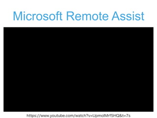 Microsoft Remote Assist
https://www.youtube.com/watch?v=UpmolMrf5HQ&t=7s
 