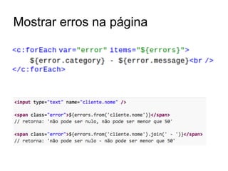 Mostrar erros na página
 