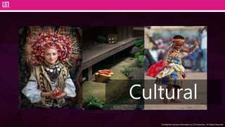 Confidential business information by CJS Interactive., All Rights Reserved.
Cultural
 