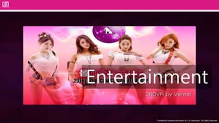 Confidential business information by CJS Interactive., All Rights Reserved.
Entertainment
5
 