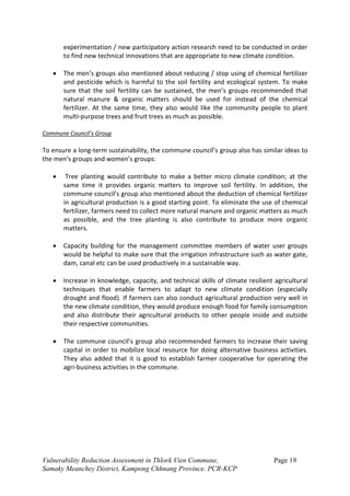 Climate Vulnerability Assessment Report In Kampong Chhnang Cambodia Doc Climate Vulnerability Assessment Report In Kampong Chhnang Cambodia Doc