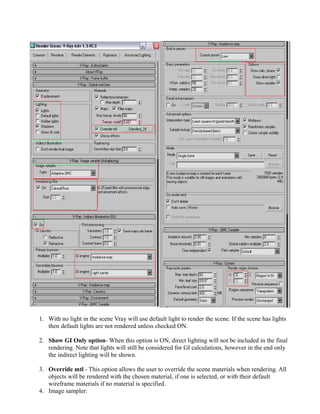 Vray lighting | PDF