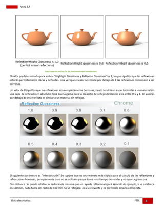 Vray Guide.pdf VIDRIO CON VRAY | PDF