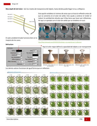 Vray Guide.pdf VIDRIO CON VRAY | PDF