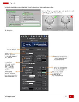 Vray Guide.pdf VIDRIO CON VRAY | PDF