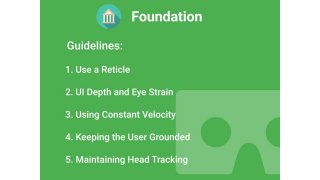 VR Design Guidelines