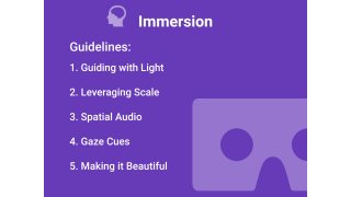 VR Design Guidelines