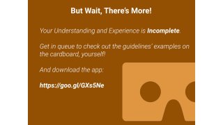 VR Design Guidelines