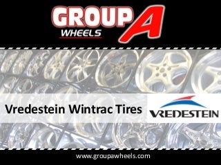Vredestein Wintrac Tires

www.groupawheels.com

 