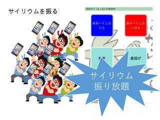 サイリウム
振り放題
サイリウムを振る
 