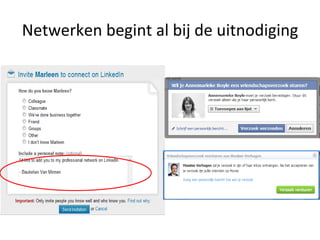 Netwerken begint al bij de uitnodiging 