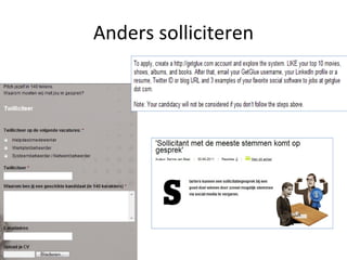 Anders solliciteren 