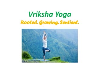 Vriksha Yoga
Rooted. Growing. Sentient.
 