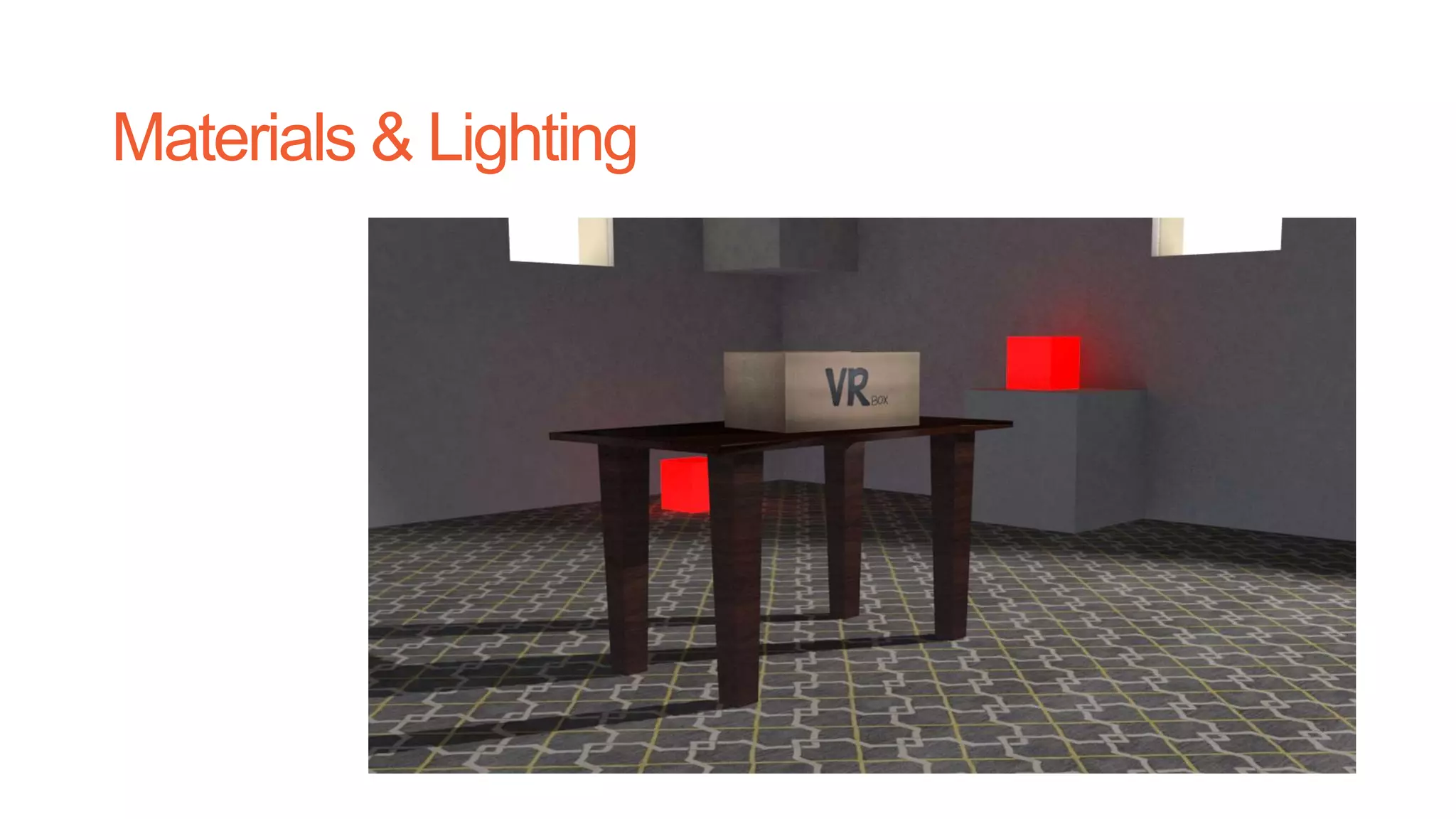 Materials & Lighting