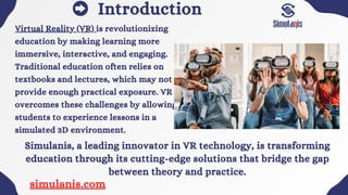 VR in Education | Virtual Reality in Education | Simulanis | PDF