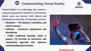 VR in Education | Virtual Reality in Education | Simulanis | PDF