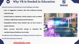 VR in Education | Virtual Reality in Education | Simulanis | PDF