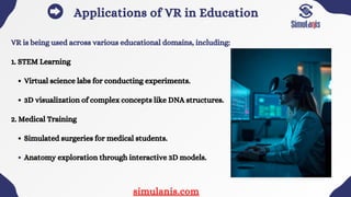 VR in Education | Virtual Reality in Education | Simulanis | PDF