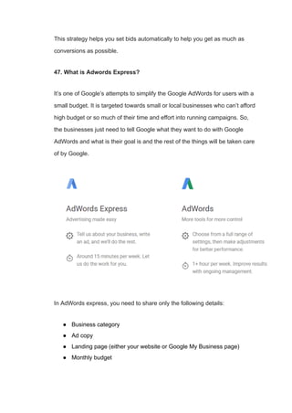 Ads Note Detailed Notes for Google Ads to Enhace your Knowledge | PDF