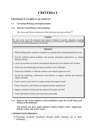 Self Study Report for #NAAC Accreditation of #KIIT College of ...
