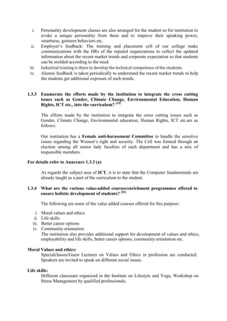 Self Study Report for #NAAC Accreditation of #KIIT College of ...