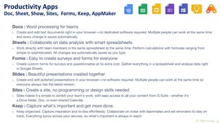 VRK Infotech- Google G Suite Presentation PPT | PDF