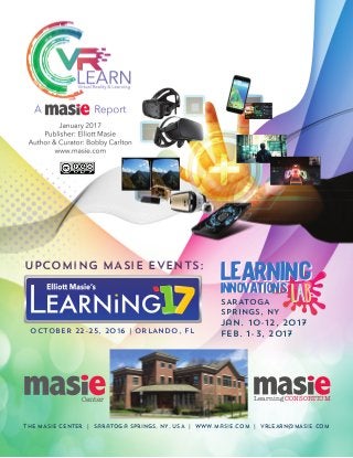 VRLearn - Virtual Reality and Learning Report from MASIE Center