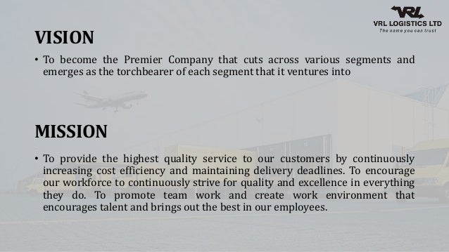 VRL logistics Limited