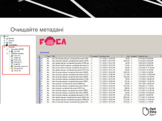 Очищайте метадані
 