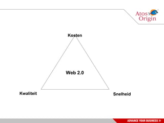 Kosten Kwaliteit Snelheid Web 2.0 
