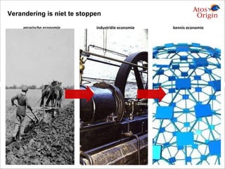 agrarische economie industriële economie kennis economie Verandering is niet te stoppen 