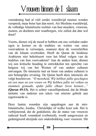 Vrouwen Binnen De Islaam
