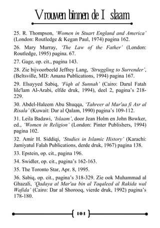 Vrouwen Binnen De Islaam