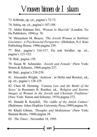 Vrouwen Binnen De Islaam