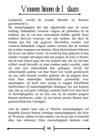 Vrouwen Binnen De Islaam