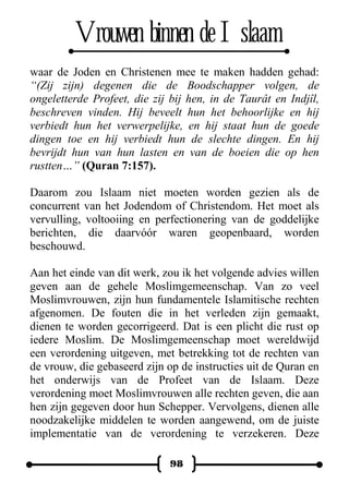 Vrouwen Binnen De Islaam