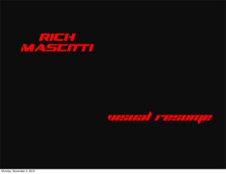 Rich Mascitti Visual Resume 2