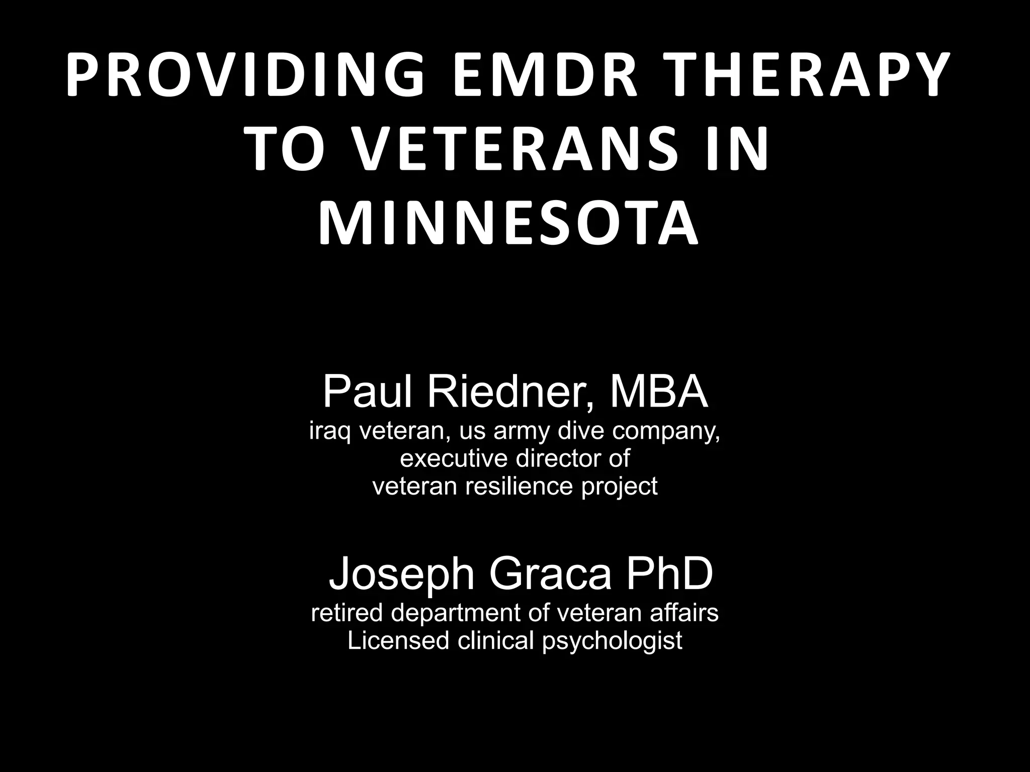 Veteran Resilience Project | PPTX