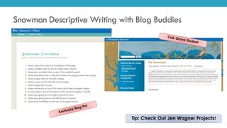 Snowman Descriptive Writing with Blog Buddies
Tip: Check Out Jen Wagner Projects!
 